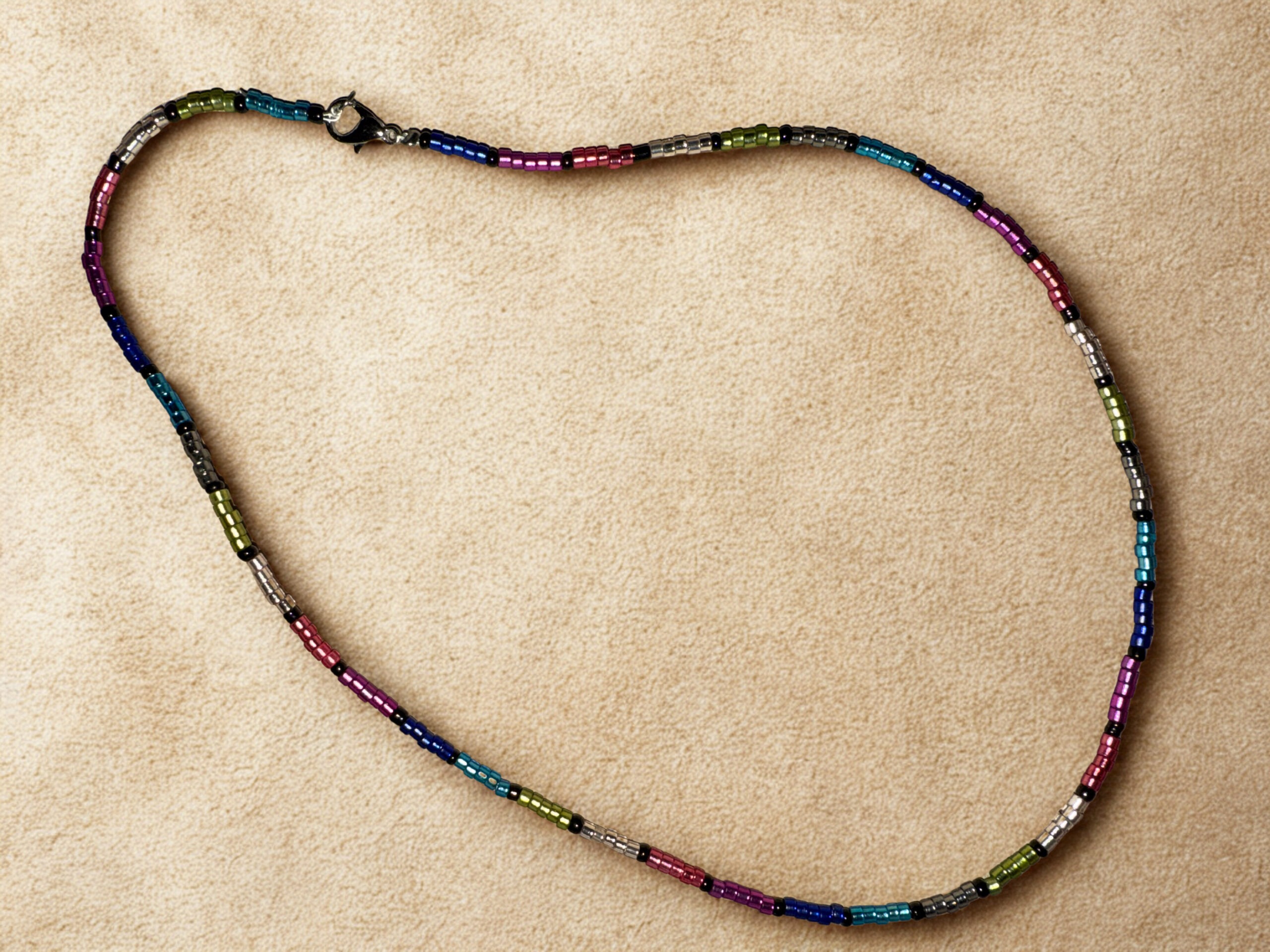 Rainbow & Black Necklace - Image 2