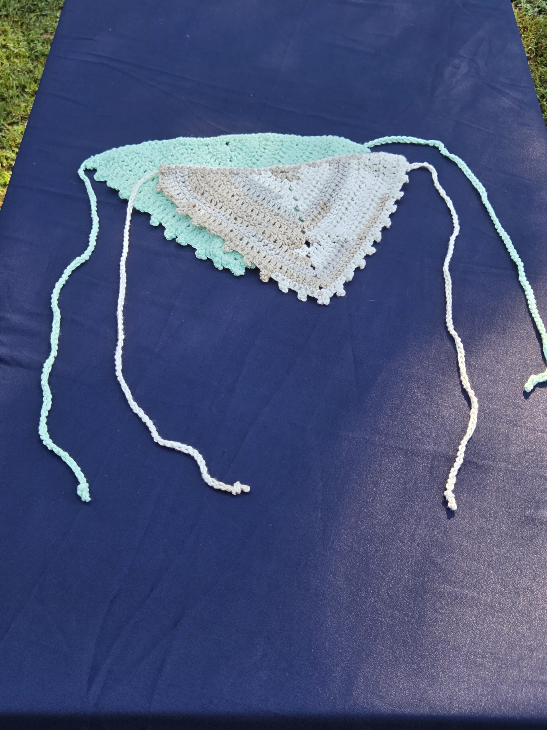 Crochet Head Scarves, set of 2 - Image 2