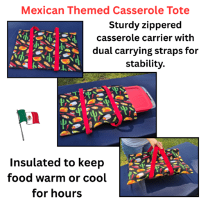 Southwestern-Themed Casserole Carrier/Tote