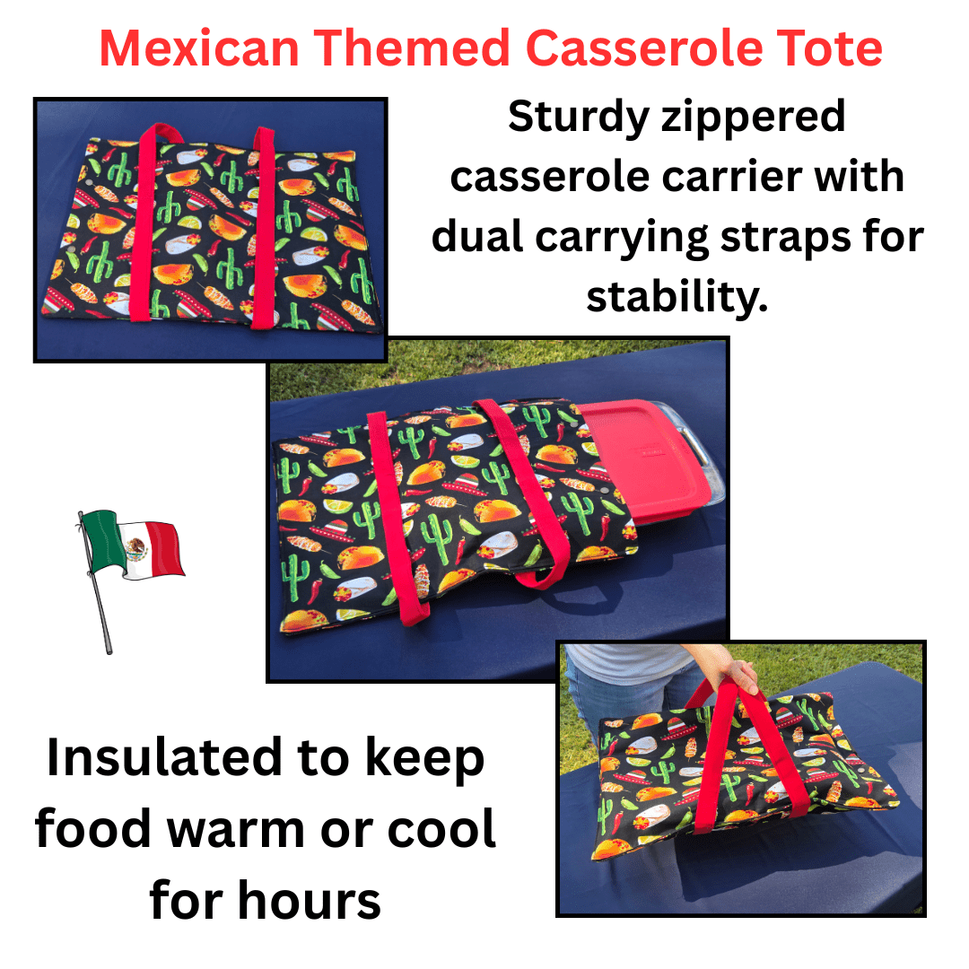 Southwestern-Themed Casserole Carrier/Tote