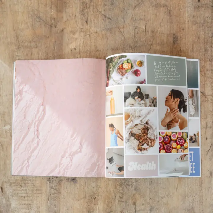 Images and quotes from the vision board image book