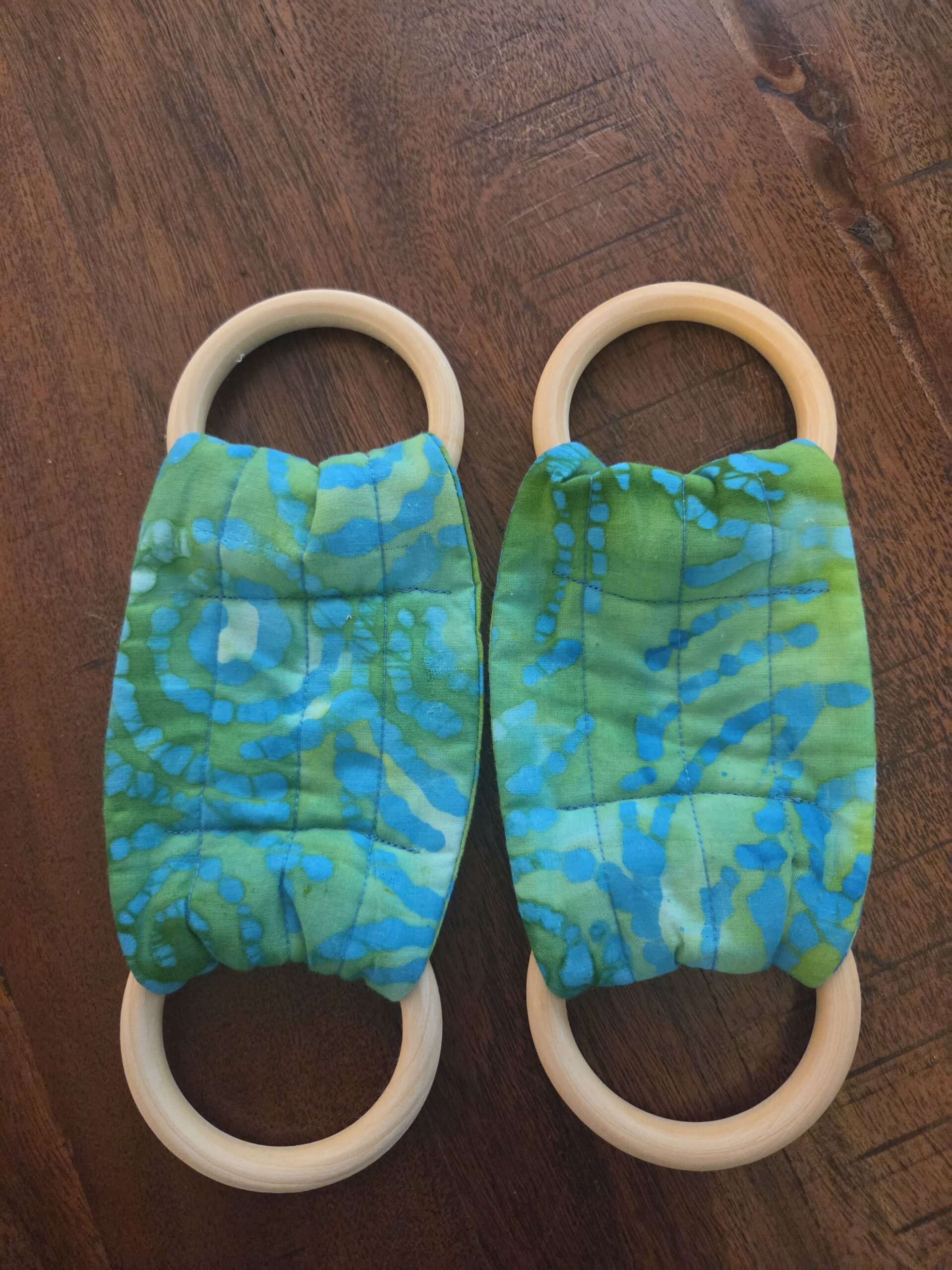 Dish Towel Hangers, set of 2 - Bluegreen-Teal - Image 3