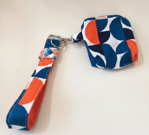 Wristlet Mini Wallet with Detachable Key Fob - Image 8