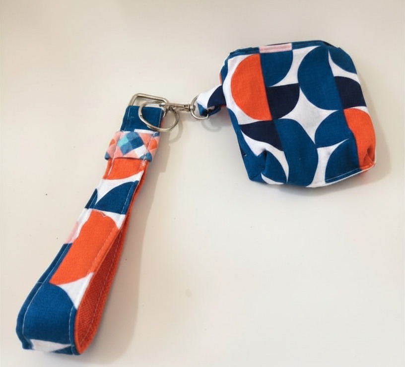 Wristlet Mini Wallet with Detachable Key Fob - Image 8
