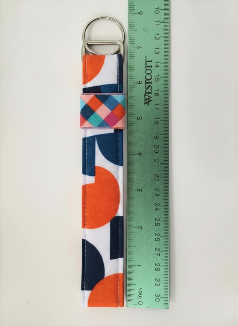 Wrist wallet & matching detachable key fob available in 4 patterns