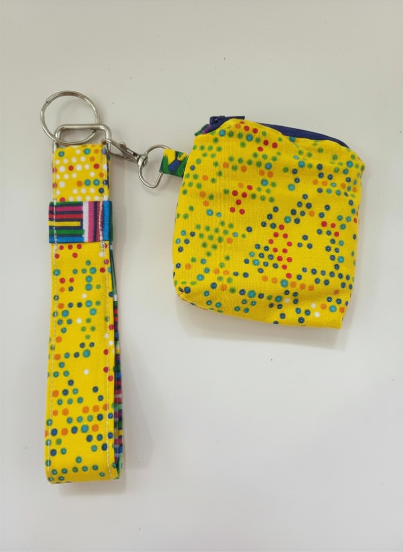 Wristlet Mini Wallet with Detachable Key Fob - Image 14