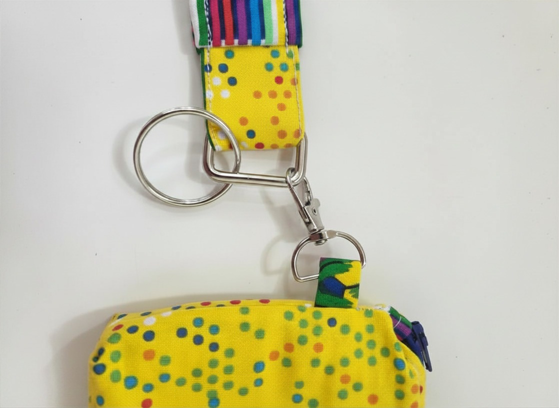 Wristlet Mini Wallet with Detachable Key Fob - Image 2