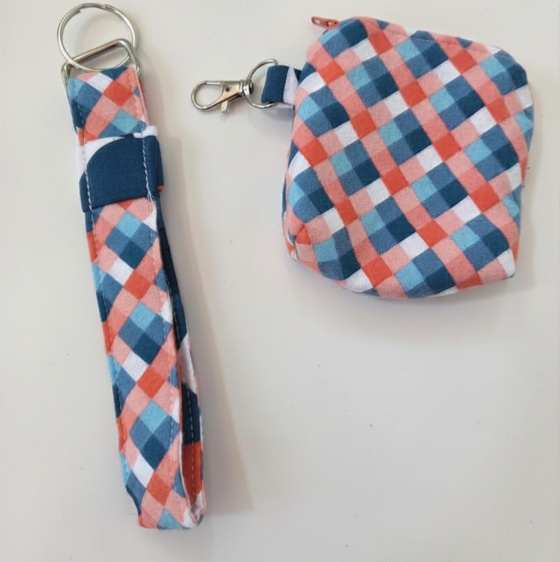 Wristlet Mini Wallet with Detachable Key Fob - Image 3