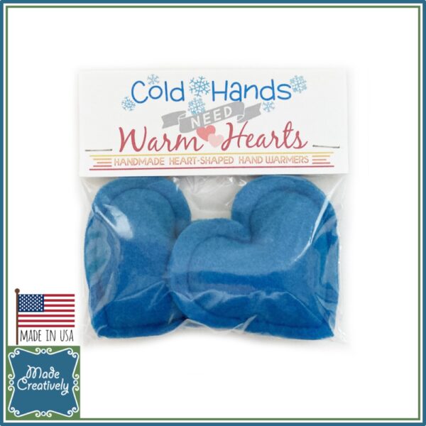 Cold Hands Need Warm Hearts! Set of 2 Handmade Heart-Shaped Hand Warmers - Image 10