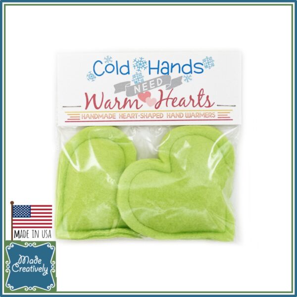 Cold Hands Need Warm Hearts! Set of 2 Handmade Heart-Shaped Hand Warmers - Image 9