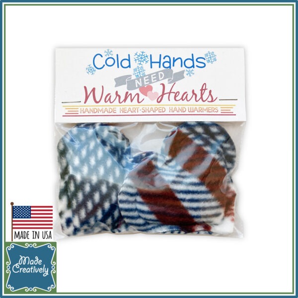 Cold Hands Need Warm Hearts! Set of 2 Handmade Heart-Shaped Hand Warmers - Image 14