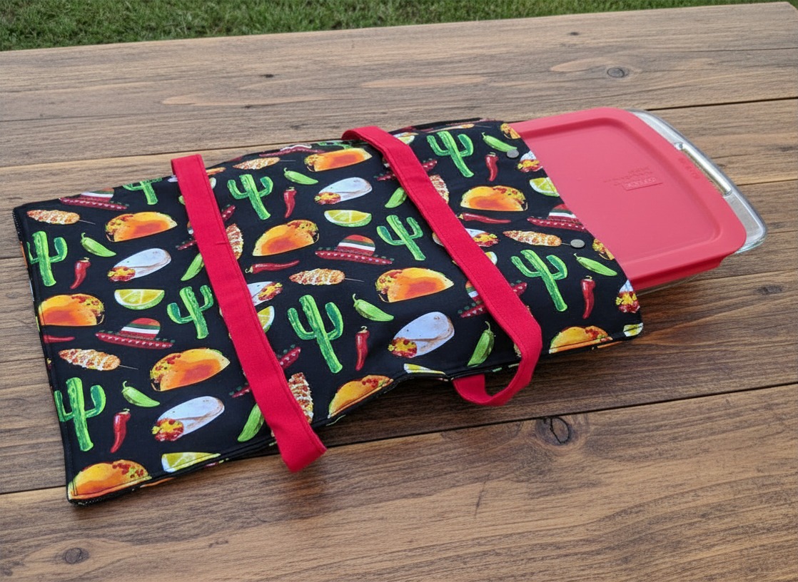 Southwestern-Themed Casserole Carrier/Tote - Image 4