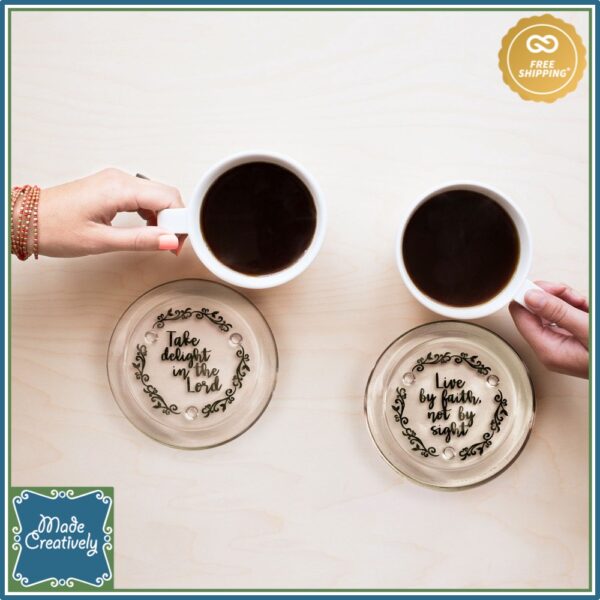 Glass Coasters - Bible Verses | Farm Animals