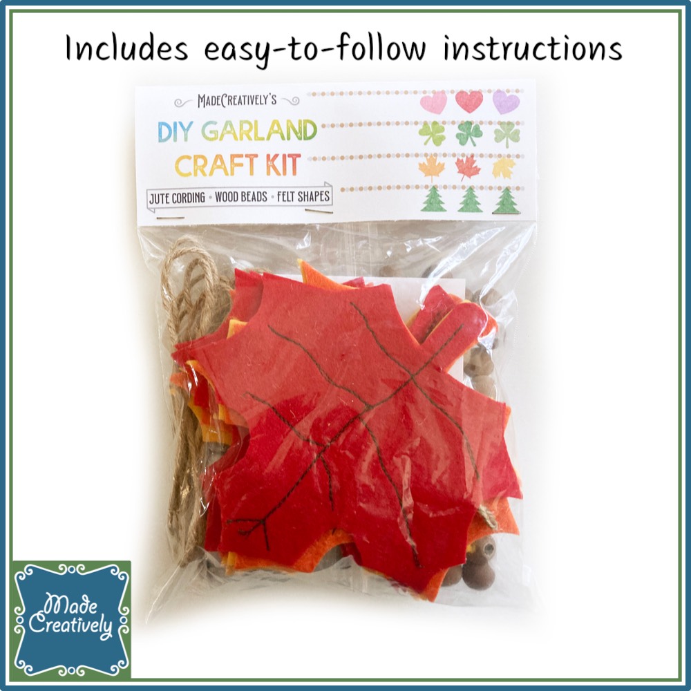 Felt Autumn Garland Craft Kit - Image 2