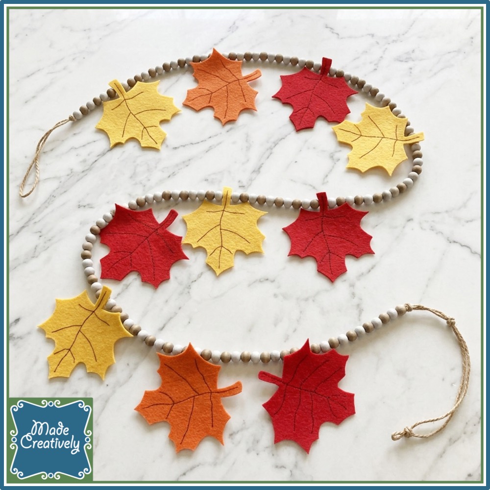 Felt Autumn Garland Craft Kit