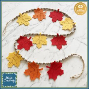 Felt Autumn Garland Craft Kit