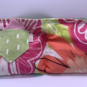 Pink flower forehead Pillow