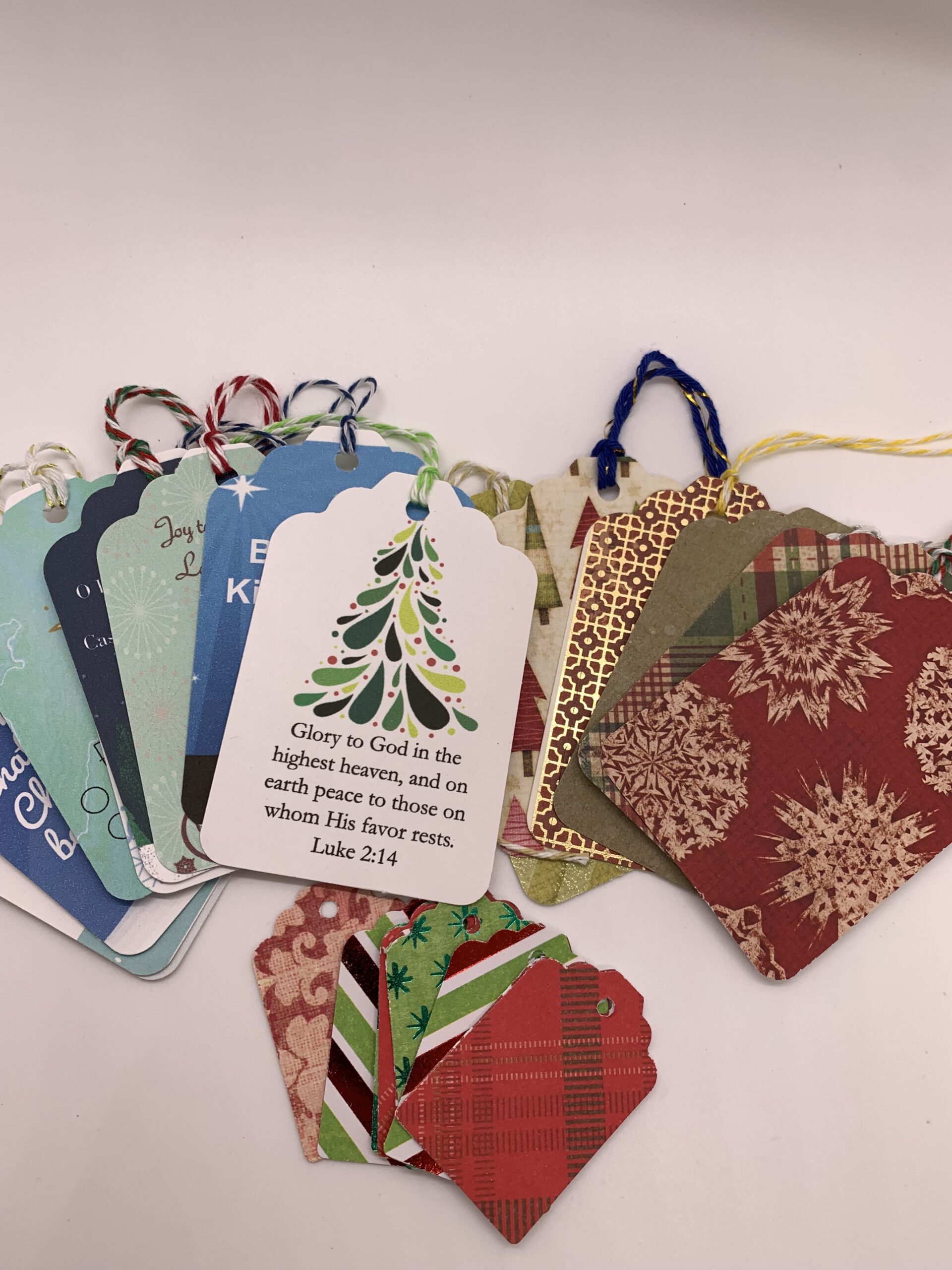 Set of Christmas Tags
