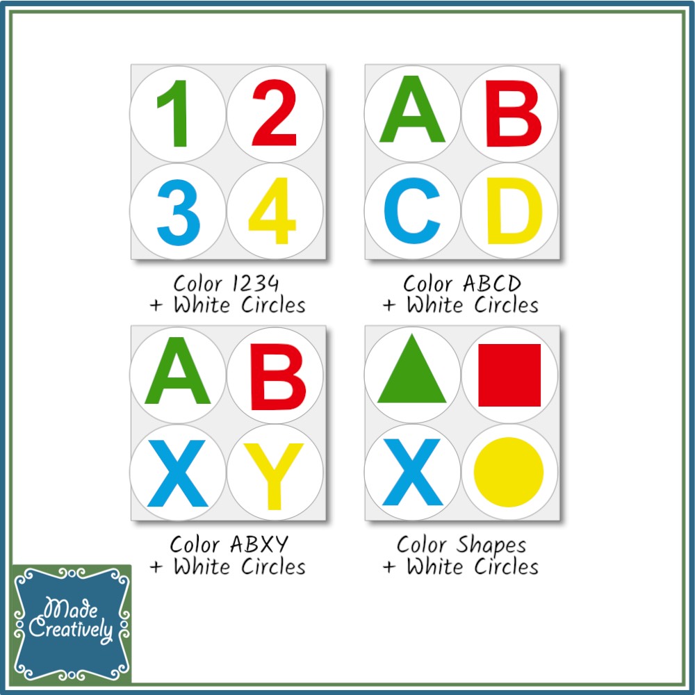 Video Game Controller Button Vinyl Stickers - Image 7