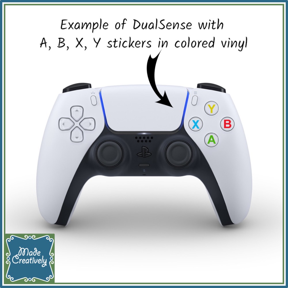 Video Game Controller Button Vinyl Stickers - Image 8