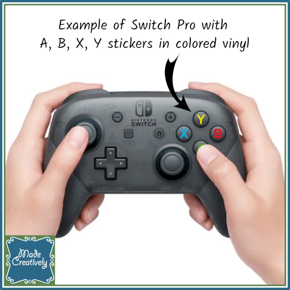 Video Game Controller Button Vinyl Stickers - Image 5