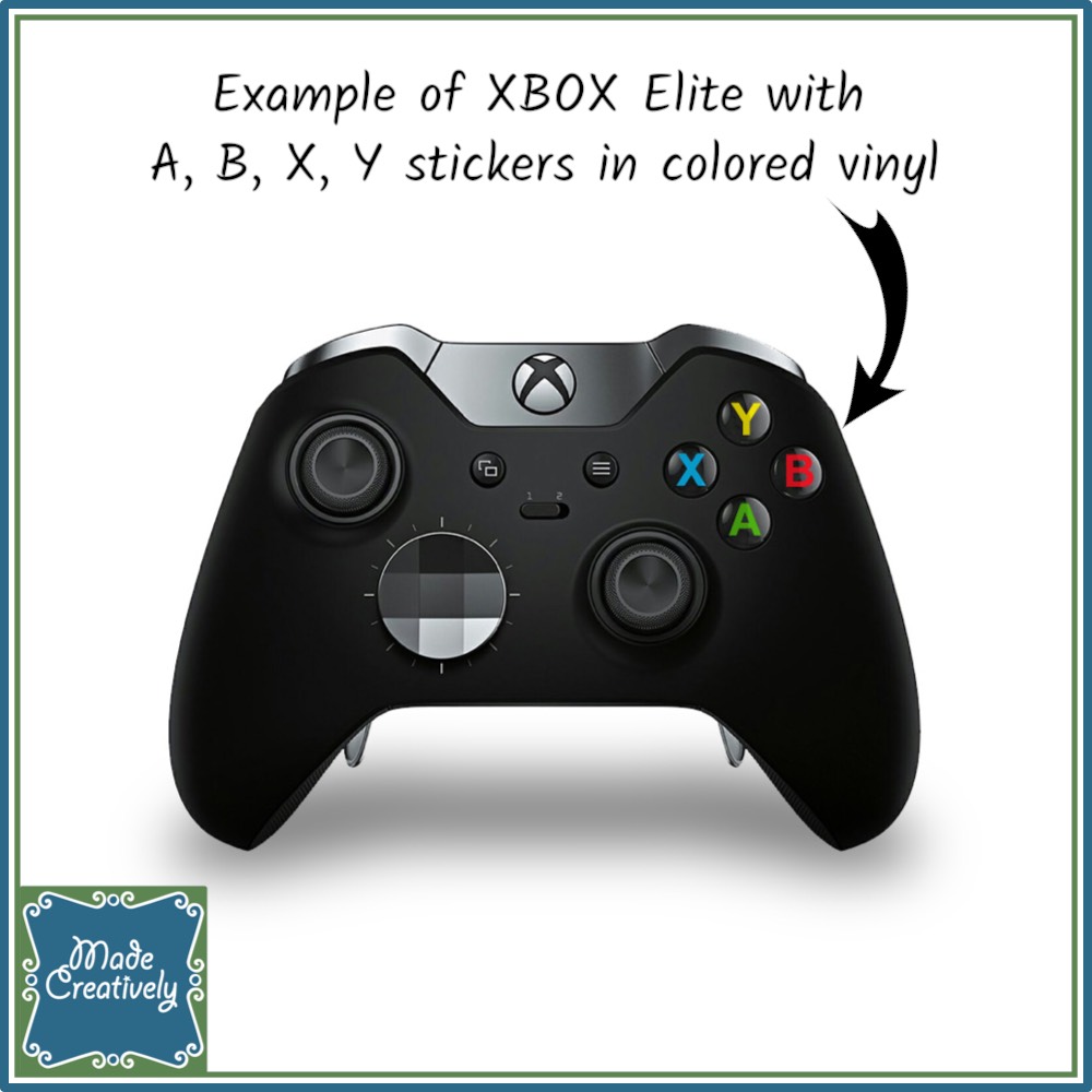 Video Game Controller Button Vinyl Stickers - Image 6