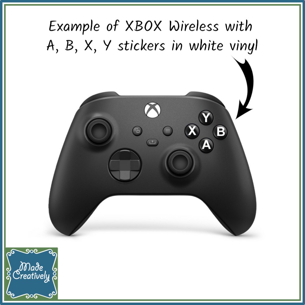 Video Game Controller Button Vinyl Stickers - Image 14