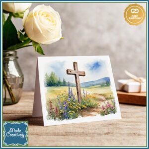 'Living Water'color Greeting Cards: Hymns