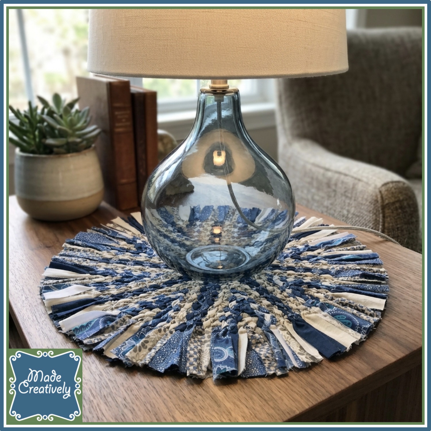 Woven Wagon Wheel Centerpiece - Image 3