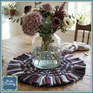 Woven Wagon Wheel Centerpiece