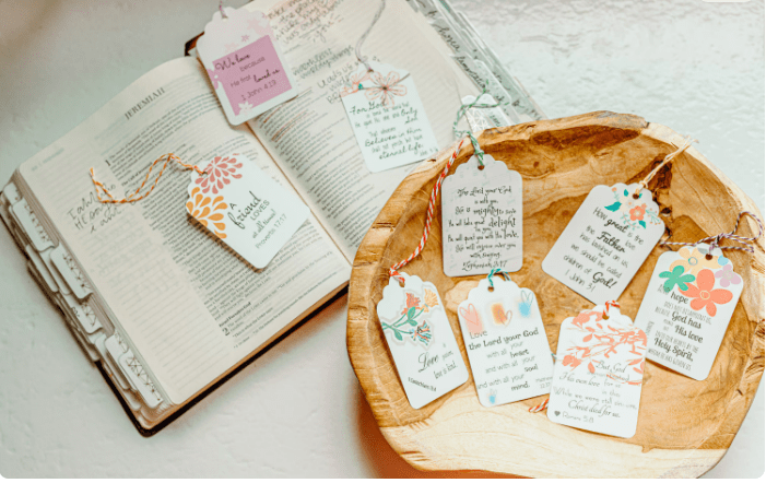 Scripture tags