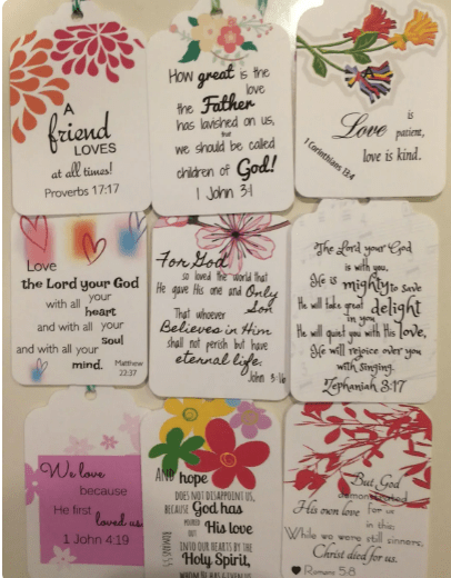 Scripture tags