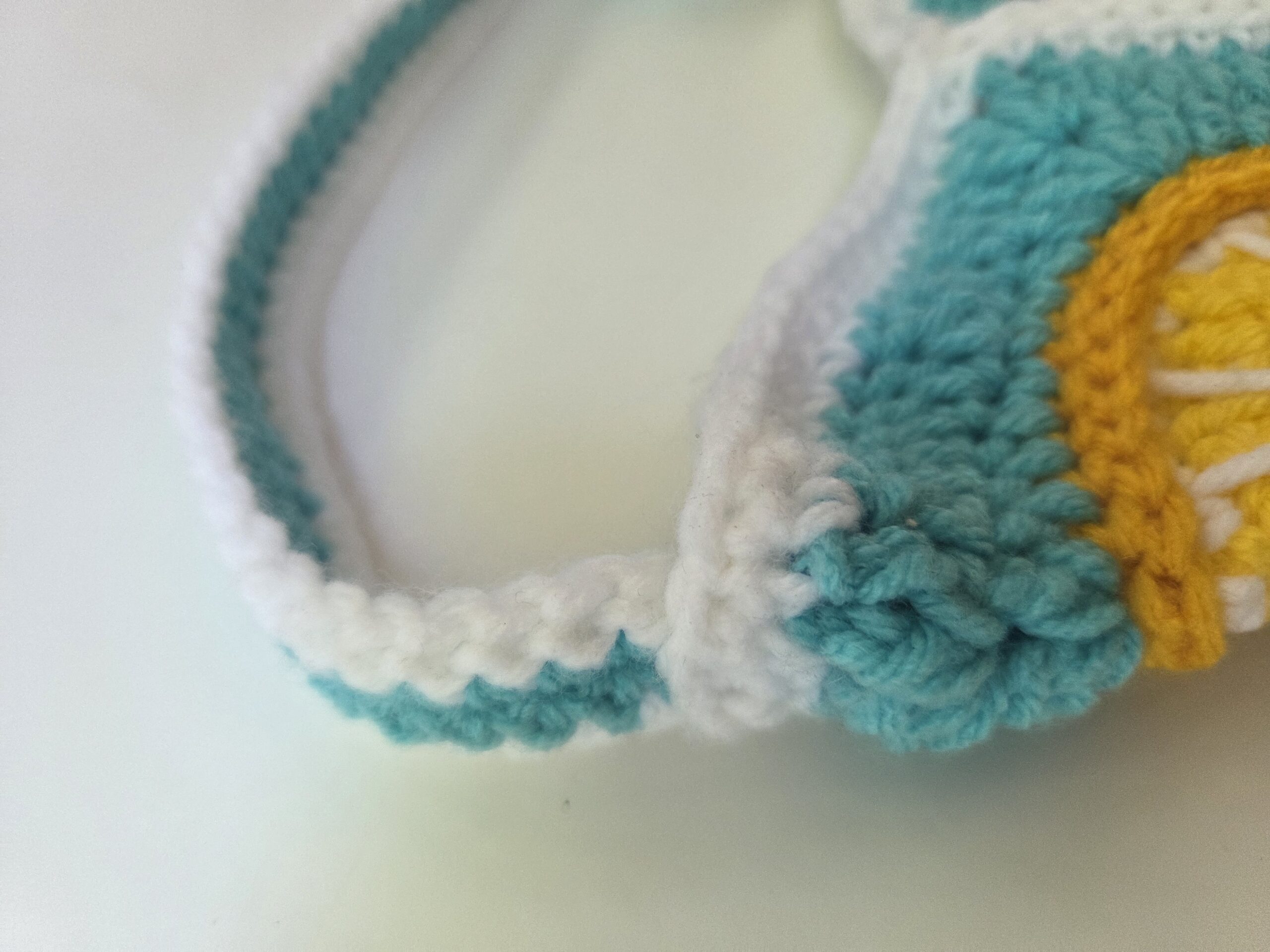 Lemon Crocheted Mini Purse/Crossbody Bag - Image 6