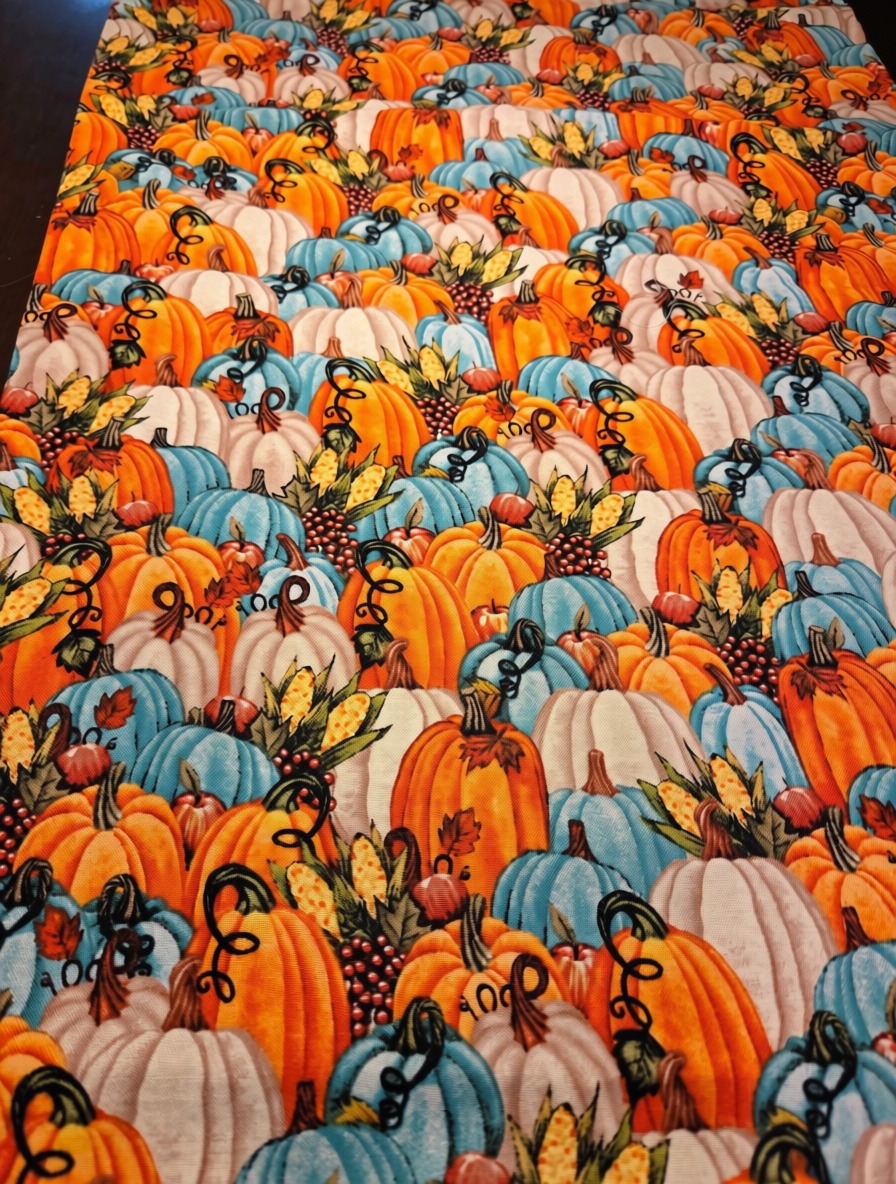 Fall Table Runner - Featuring Pumpkins Galore! - Image 3