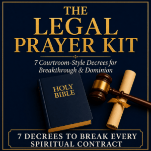 Legal Prayer Kit | 7 Courtroom-Style Christian Decrees