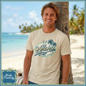 Retro “Jesus Loves You” Hawaiian T-Shirt