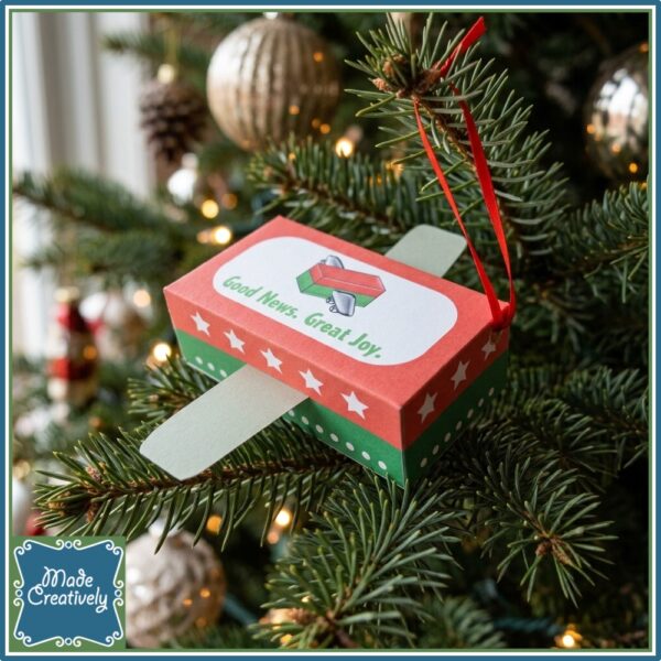 Shoebox Packing Party Mini Shoebox Ornament
