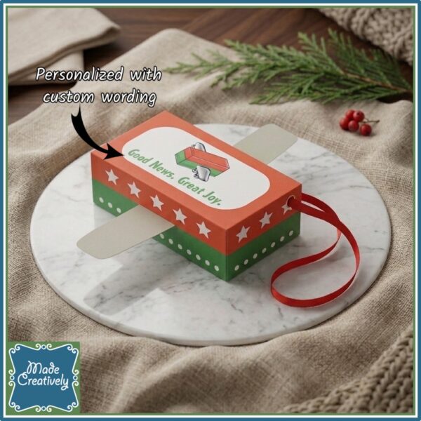 Shoebox Packing Party Mini Shoebox Ornament - Image 2