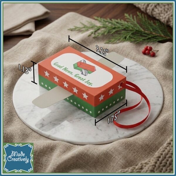 Shoebox Packing Party Mini Shoebox Ornament - Image 3