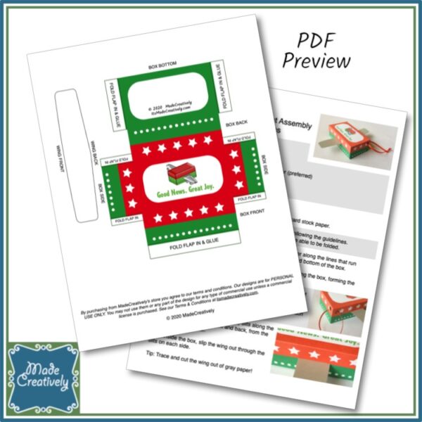 Shoebox Packing Party Mini Shoebox Ornament - Image 4