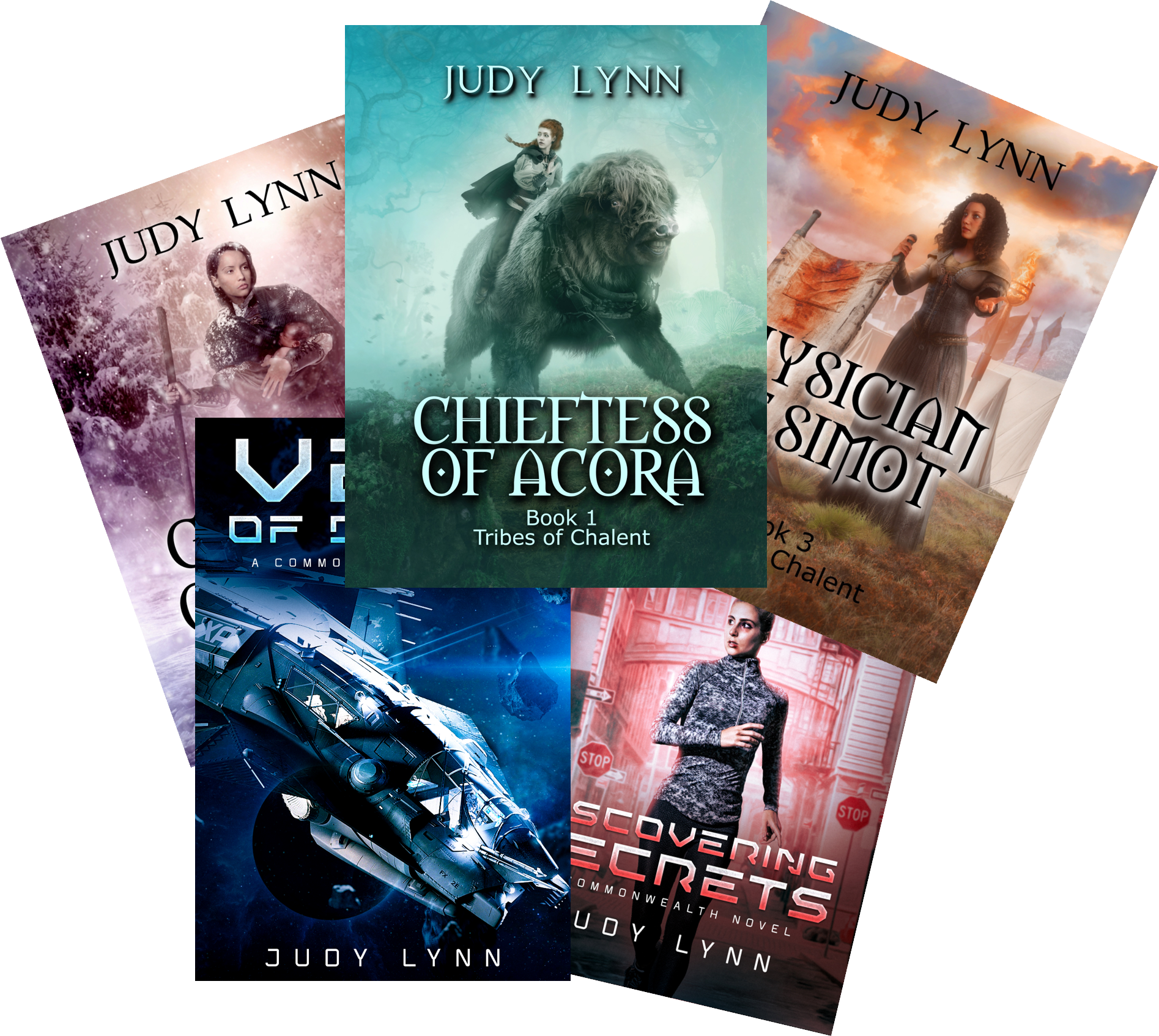 5 Books From 2 Series By Judy Lynn