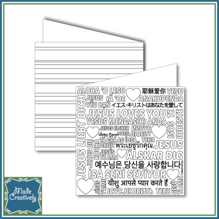 "Jesus Loves You" Languages Cards - Image 4