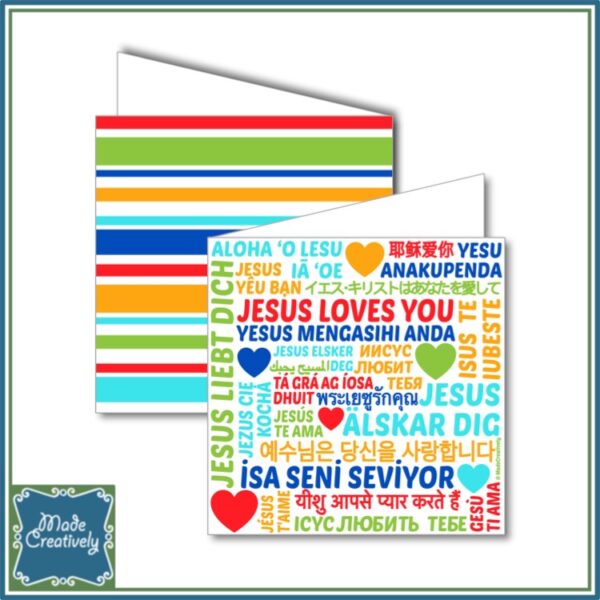 "Jesus Loves You" Languages Cards - Image 3