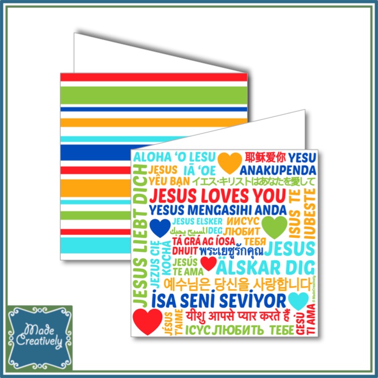 "Jesus Loves You" Languages Cards - Image 3
