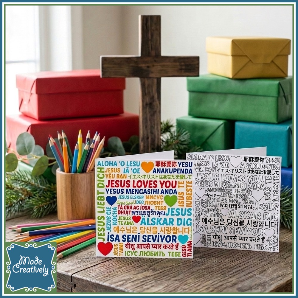 "Jesus Loves You" Languages Cards
