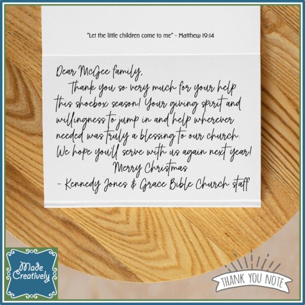 'Living Water'color Greeting Cards: Shoebox Kids - Image 9