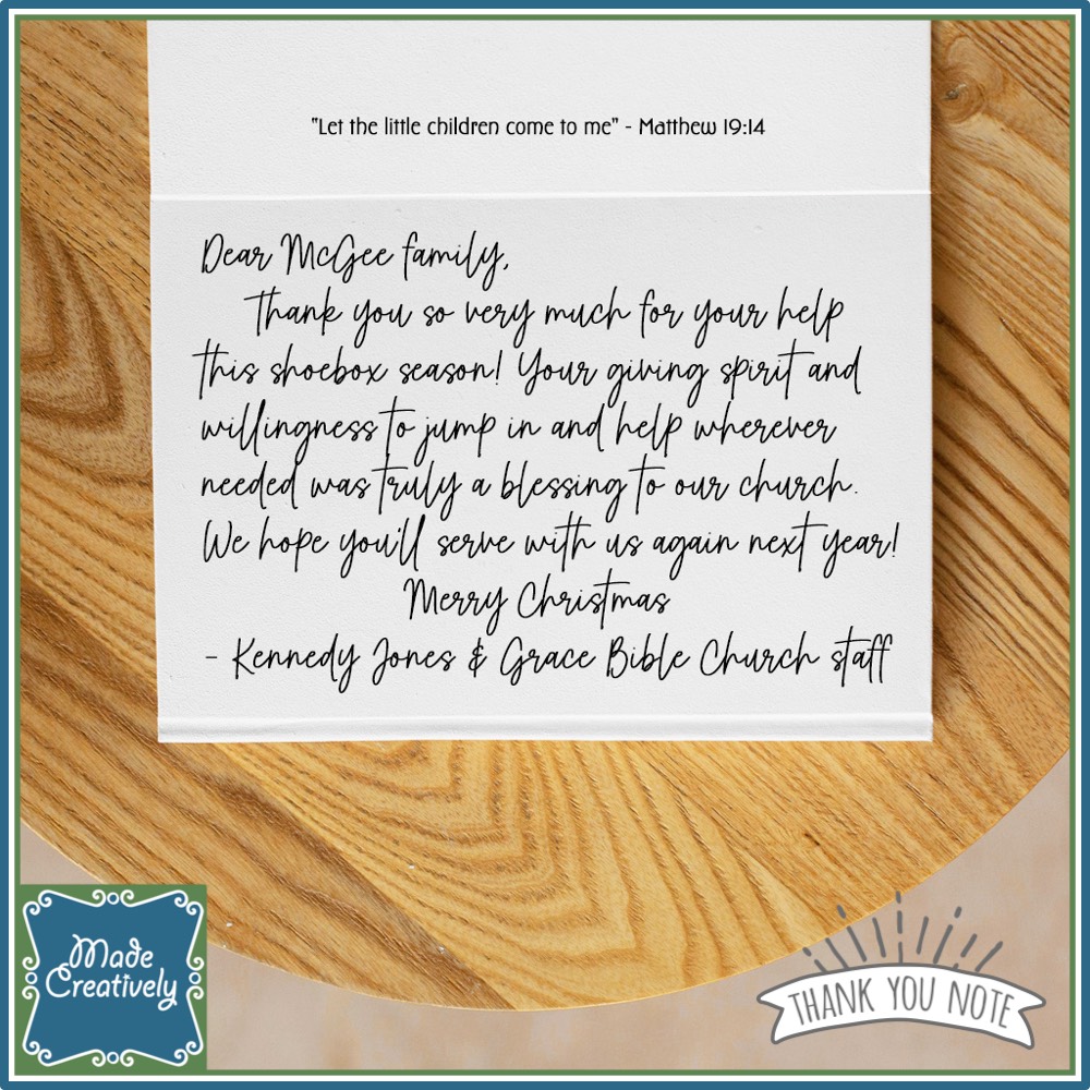 'Living Water'color Greeting Cards: Shoebox Kids - Image 9