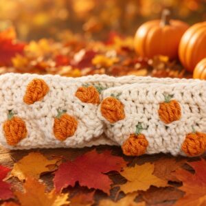 Toddler Girl's Pumpkin Headband