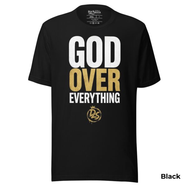 God Over Everything Christian T-Shirt | Colossians 1:17 Faith Tee | Christian Men's & Women's Shirt - Image 3