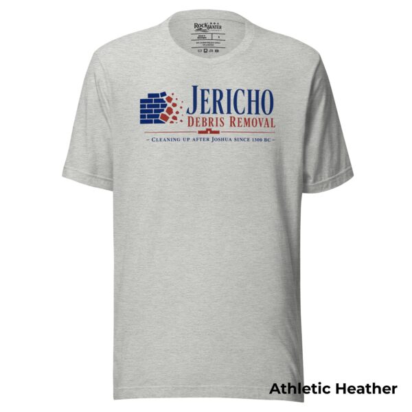 Jericho Debris Removal Funny Christian T-Shirt | Joshua 6:20 Bible Humor Tee | Christian Dad Shirt - Image 5